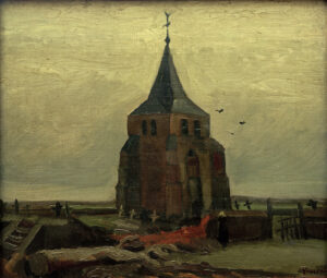 Vincent van Gogh “Der alte Turm auf dem Kirchhof zu Nuenen” 47,5 x 55 cm