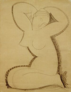 Amedeo Modigliani "Karyatide" 49 x 64 cm