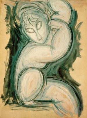 Amedeo Modigliani "Karyatide" 46 x 61 cm