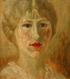 Amedeo Modigliani "Porträt einer Frau" 22 x 25 cm