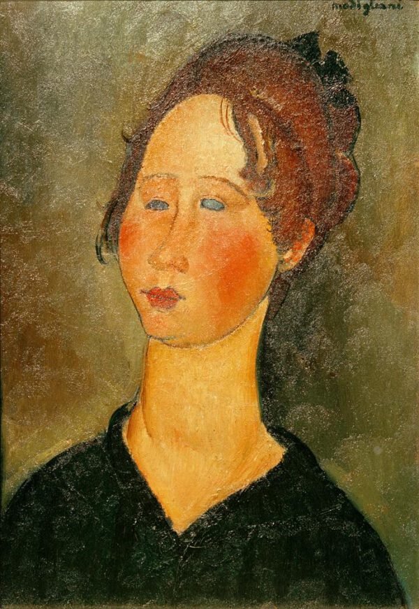 Amedeo Modigliani "La Bourguignonne" 38 x 55 cm