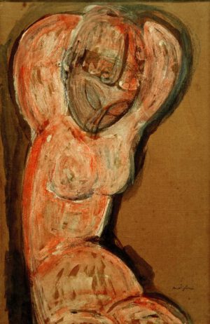 Amedeo Modigliani "Karyatide" 32 x 49 cm