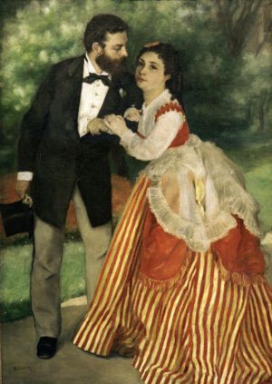 Auguste Renoir "Das Ehepaar Sisley" 75 x 105 cm