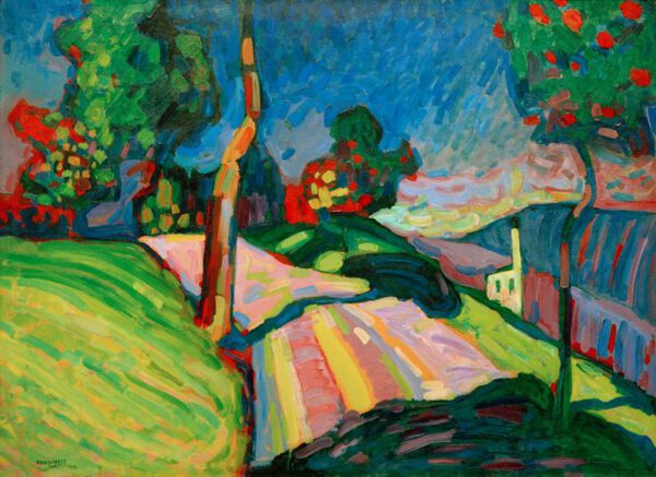 Wassily Kandinsky "Murnau Kohlgruberstraße" 97 x 71 cm