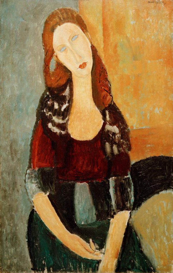 Amedeo Modigliani "Jeanne Hébuterne sitzend" 60 x 92 cm