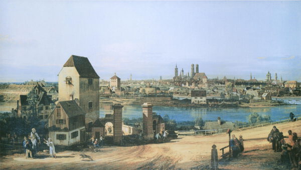 Canaletto “München von Haidhausen” 110 x 62 cm