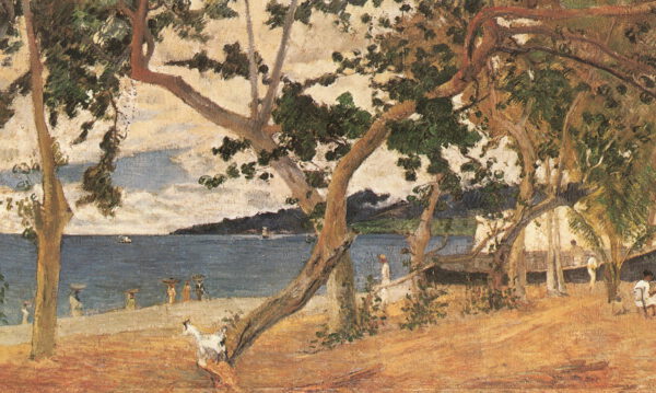 Paul Gauguin “Die Bucht von Saint Pierre in Martinique” 21 x 14 cm