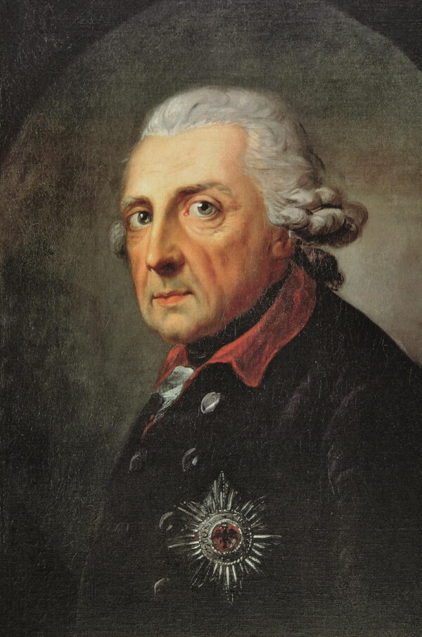 Anton Graff “Friedrich, König von Preussen” 40 x 60 cm