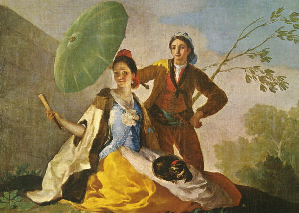 Francisco Goya “Der Sonnenschirm” 70 x 50 cm