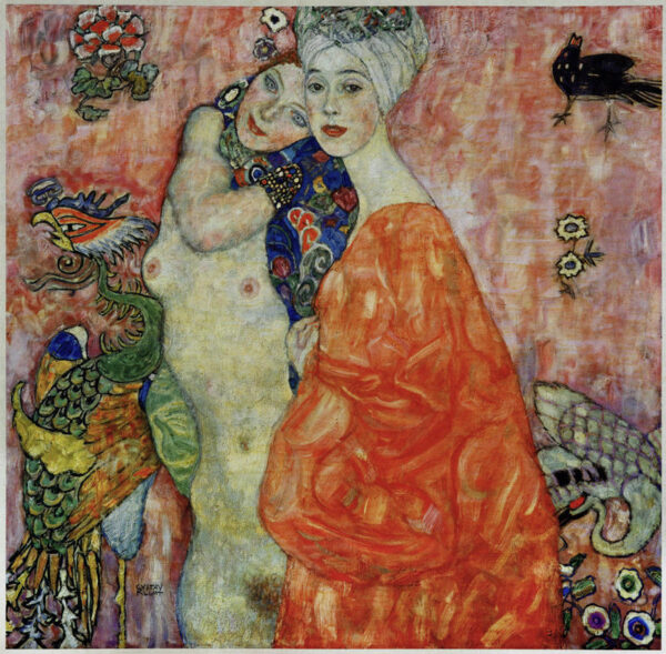 Gustav Klimt "Freundinnen" 79 x 79 cm