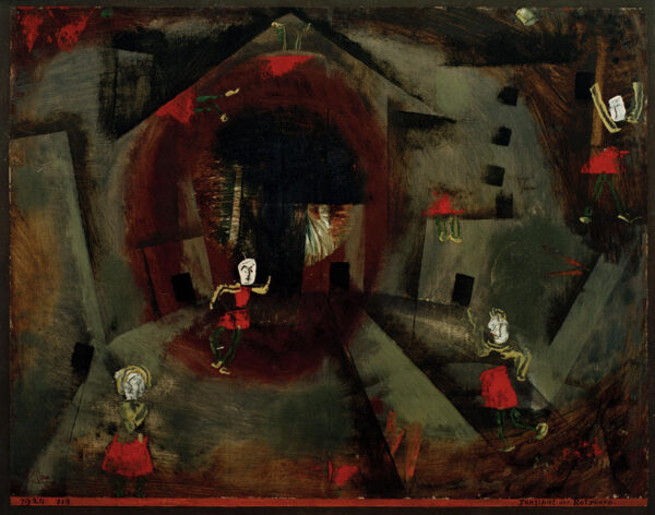 Paul Klee "Tanzspiel der Rotröcke" 80 x 63 cm