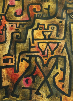 Paul Klee "Waldhexen" 58 x 80 cm
