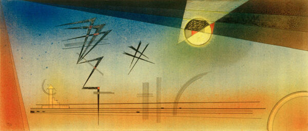 Wassily Kandinsky “Zickzack in die Höhe” 80 x 34 cm