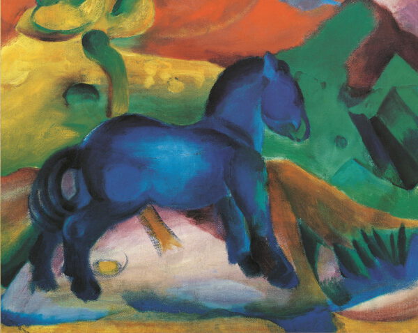 Franz Marc “Das blaue Pferdchen” 58 x 46 cm