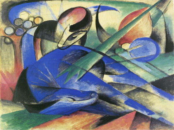 Franz Marc “Träumendes Pferd” 60 x 50 cm