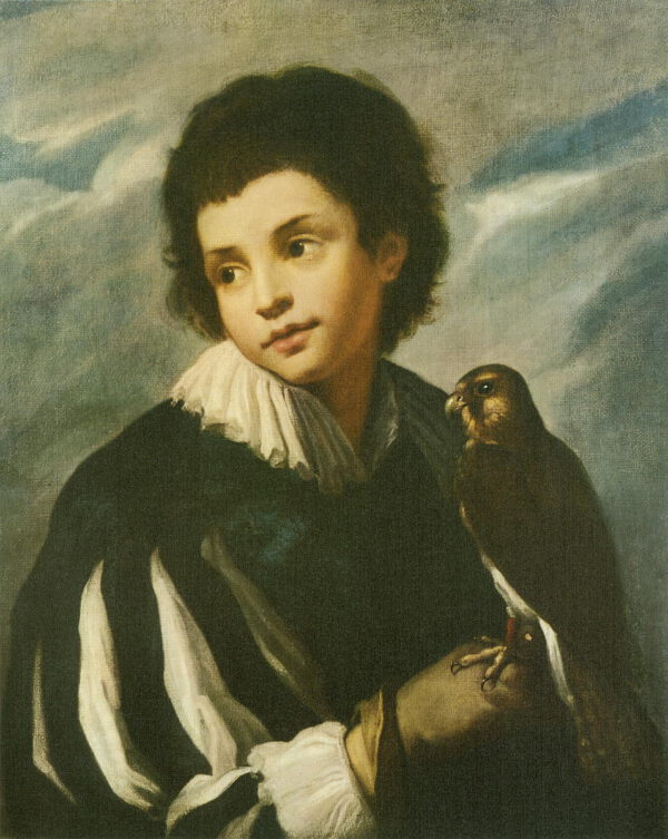 Esteban Murillo “Der Falkner” 40 x 50 cm