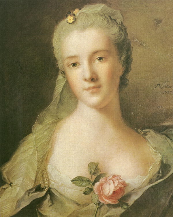Jean-Marc Nattier “Porträt von Manon Balletti” 40 x 50 cm