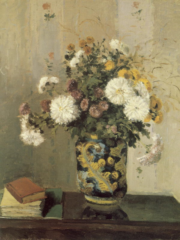 Camille Pissaro “Blumen in chinesischer Vase” 30 x 40 cm