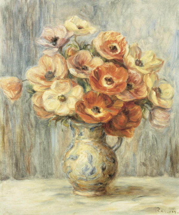 Auguste Renoir "Vase de Anemonas" 50 x 60 cm