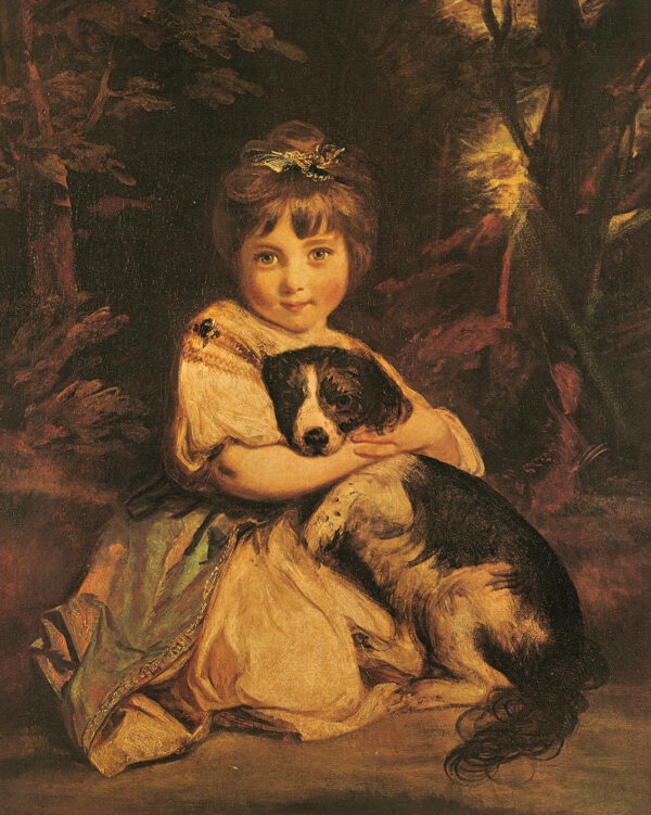 Joshua Reynolds “Miss Bowles” 41 x 51 cm