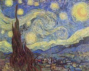 Vincent van Gogh “Die Sternennacht" 50 x 40 cm