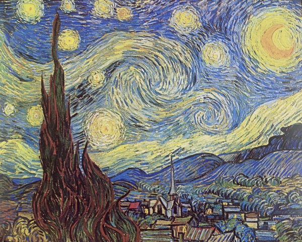 Vincent van Gogh “Die Sternennacht" 50 x 40 cm